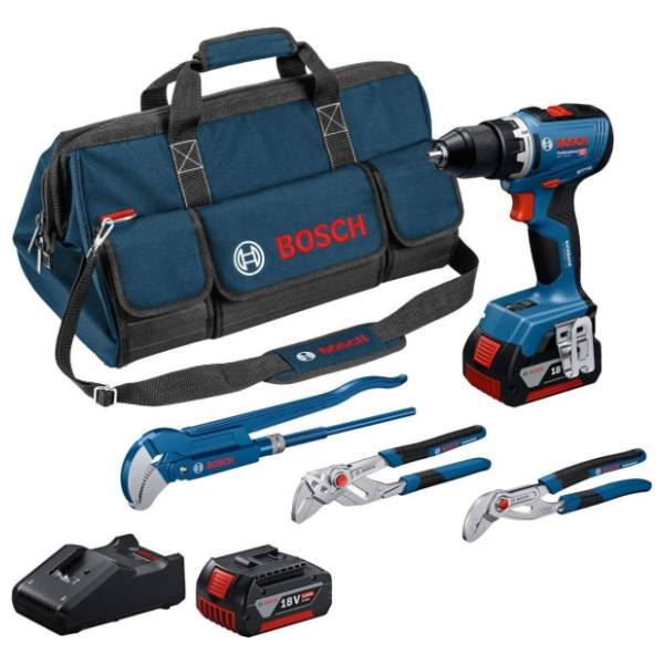 BOSCH GSR 18V-65 0615A5007J aku bušilica sa setom alata