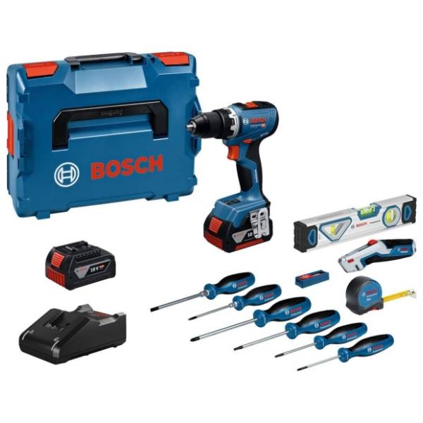 BOSCH GSR 18V-65 0615A5007K aku bušilica sa setom alata