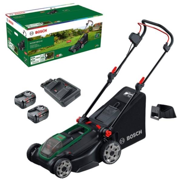 BOSCH ROTAK 18V2-43; 2x4,0Ah 18V 06008B9L00 aku kosilica