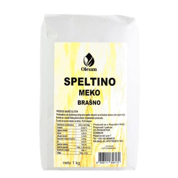 Brašno OLEUM speltino meko 1kg