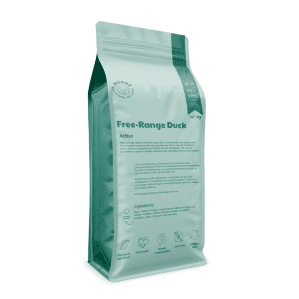 BUDDY Free range hrana za pse pačetina 12kg