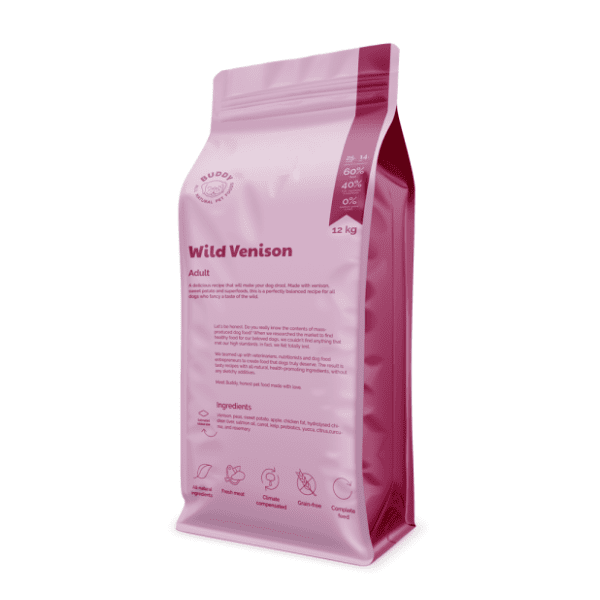 BUDDY Wild venison hrana za pse 12kg