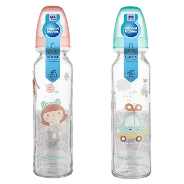 CANPOL BABIES Print flašica 240ml