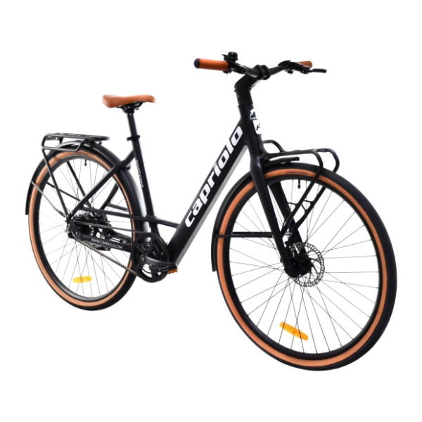 CAPRIOLO E-bike Belt Drive 28" crno-sivi električni bicikl