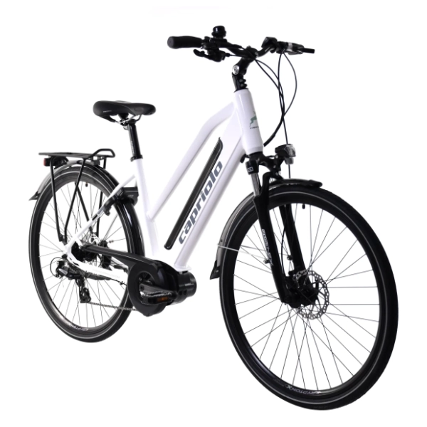 CAPRIOLO E-bike eco 700.3 Lady beli električni bicikl