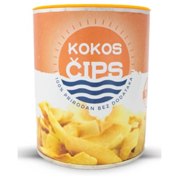 Čips TOP FOOD kokos 90g