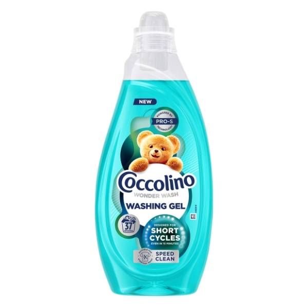COCCOLINO Wonder Wash Speed Clean tečni deterdžent 37 pranja 1,48l
