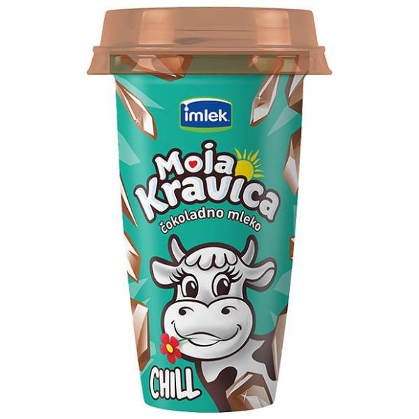 Čokoladno mleko MOJA KRAVICA Chill 1%mm čaša 230ml
