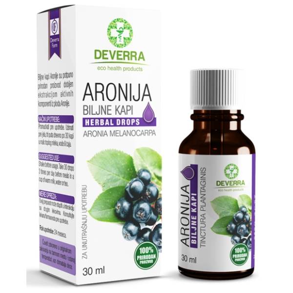 DEVERRA biljne kapi aronija 30ml