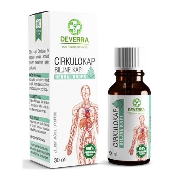 DEVERRA Cirkulokap biljne kapi 30ml