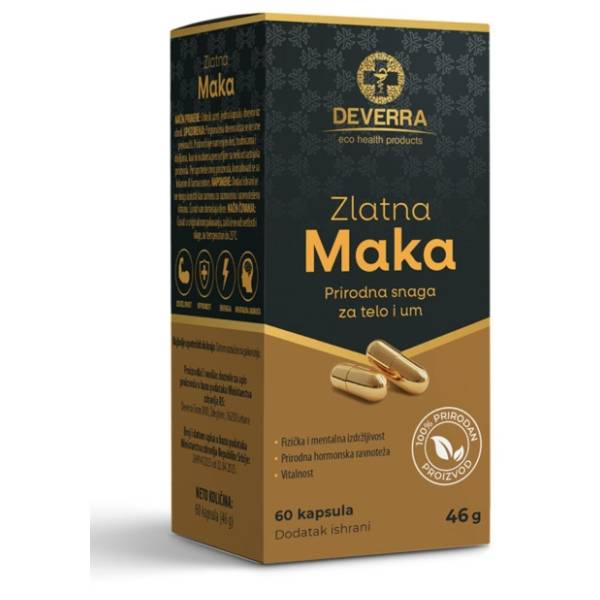 DEVERRA Farm zlatna maka kapsule 60kom