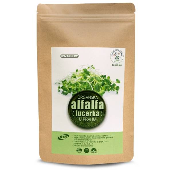 DTC organska alfalfa lucerka u prahu 100g