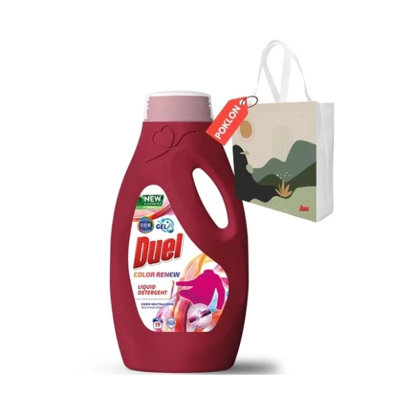 DUEL Color renew tečni deterdžent 19 pranja (855ml) + ceger