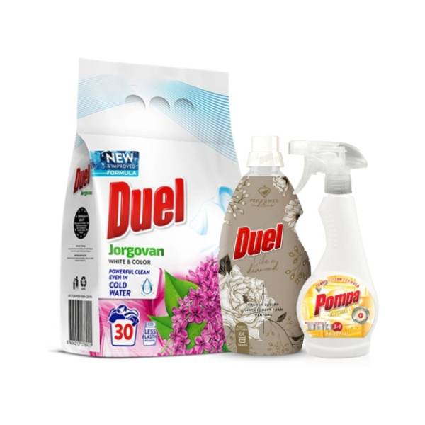 DUEL deterdžent + omekšivač + POMPA sredstvo za čišćenje kuhinje