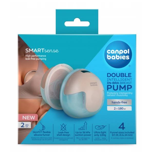 Električna pumpica CANPOL BABIES Twin hands free smart sense