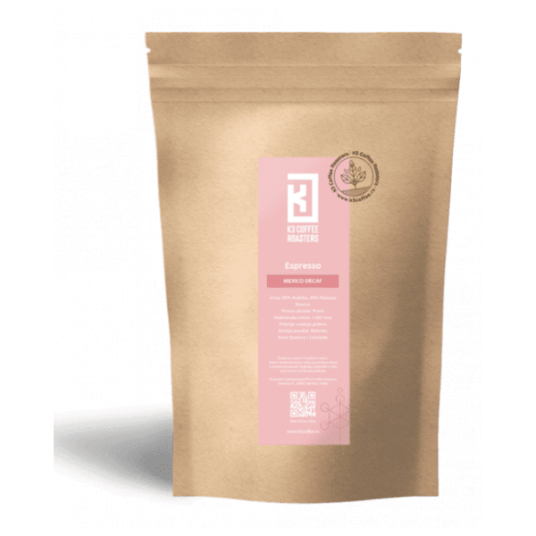 Espresso kafa K3 Mexico decaf u zrnu 1kg