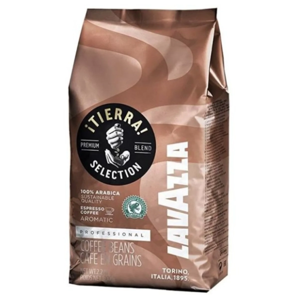Espresso kafa LAVAZZA Tierra selection 100% Arabika u zrnu 1kg