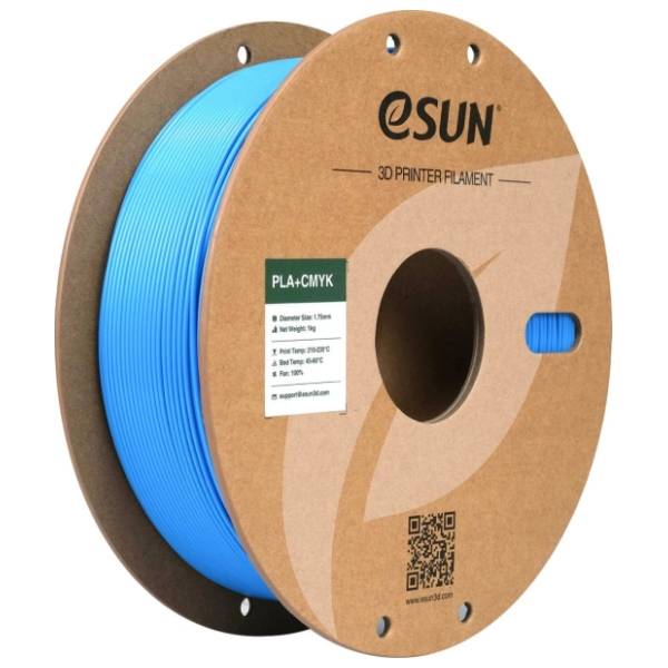 eSUN PLA+ 1kg CMYK Cyan 1,75mm 3D filament