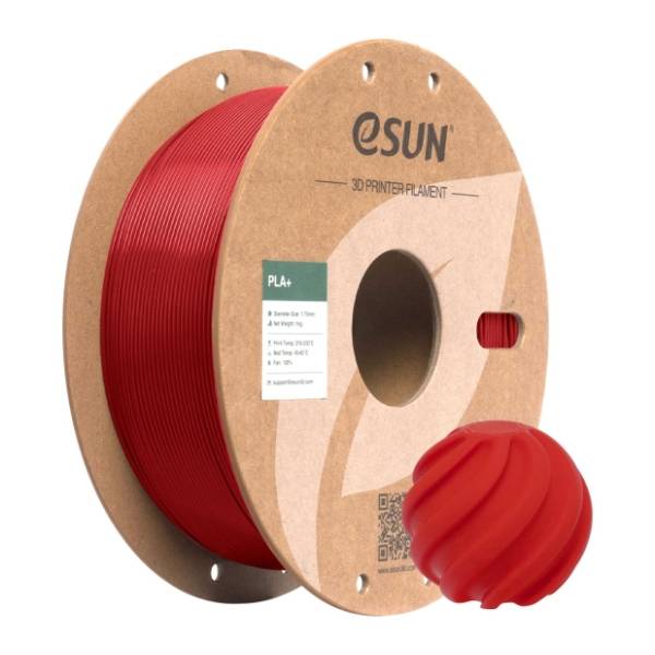 eSUN PLA+ 1kg Red 1,75mm 3D filament
