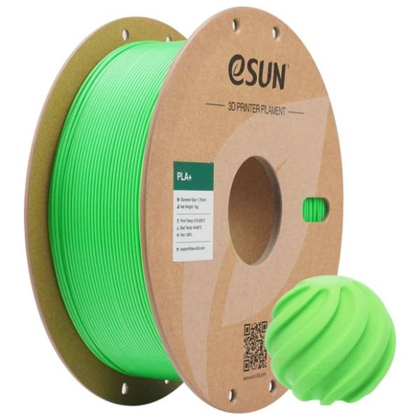 eSUN PLA+ 1kg RGB Green 1,75mm 3D filament