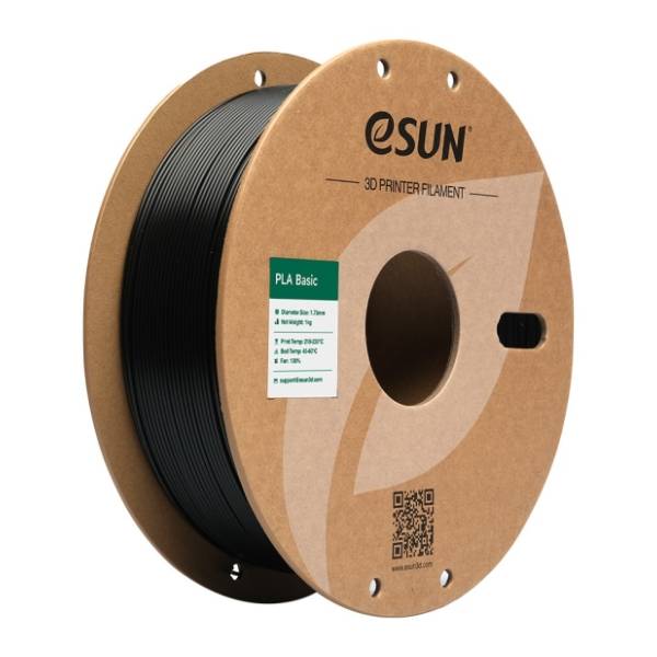 eSUN PLA Basic 1kg Black 1,75mm 3D filament
