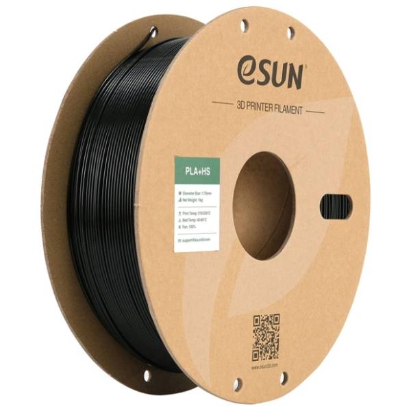 eSUN PLA+HS 1kg Black 1,75mm 3D filament