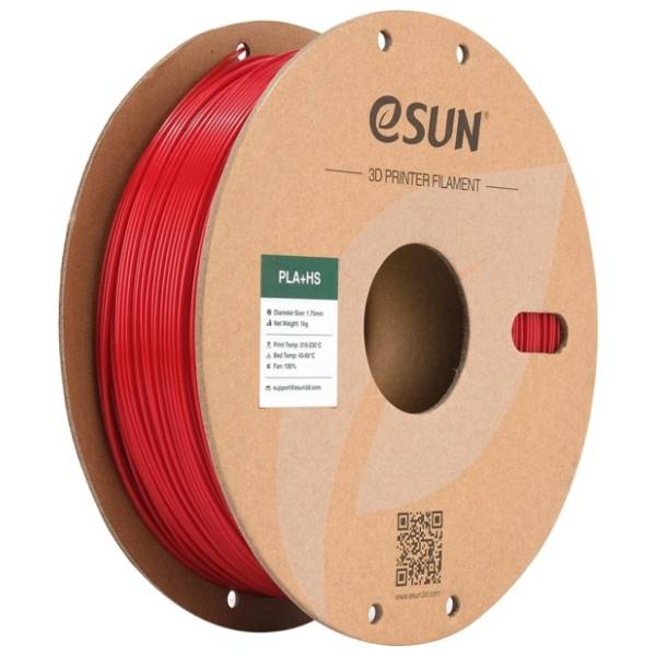 eSUN PLA+HS 1kg Fire Engine Red 1,75mm 3D filament