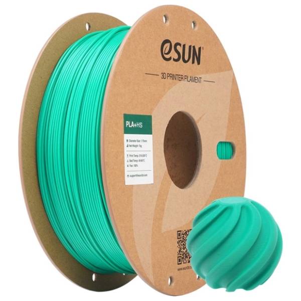 eSUN PLA+HS 1kg Jade Green 1,75mm 3D filament