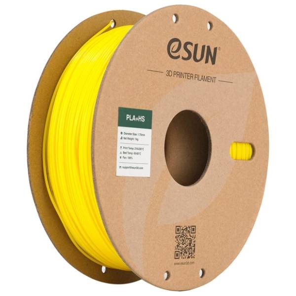 eSUN PLA+HS 1kg Yellow 1,75mm 3D filament