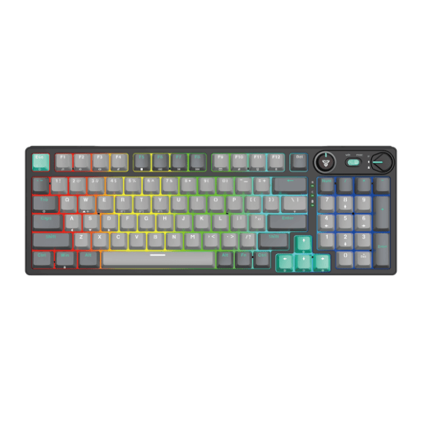 FANTECH bežična tastatura MK914 RGB Atom 96 Mercury (Red switch)