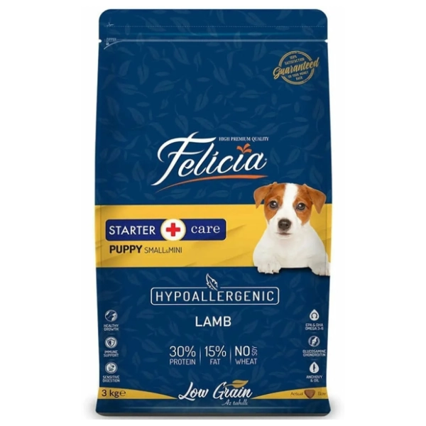 FELICIA Low grain hrana za male i mini pse jagnjetina 3kg
