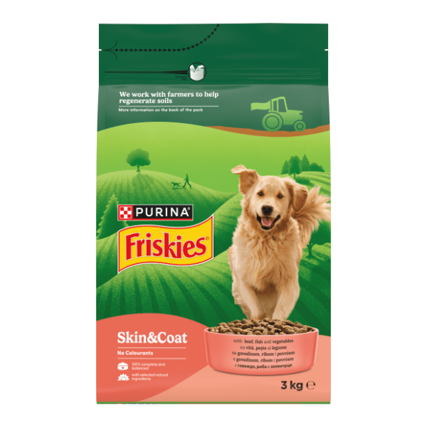 FRISKIES 5 Promises omega hrana za pse govedina i riba 3kg