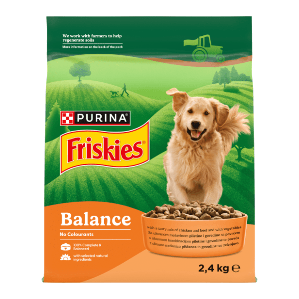 FRISKIES Adult balance piletina i povrće 2,4kg