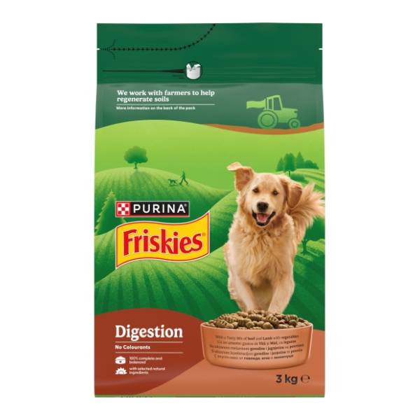 FRISKIES Digestion hrana za pse govedina janjetina 3kg