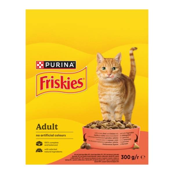 FRISKIES hrana za mačke meso piletina i povrće 300g