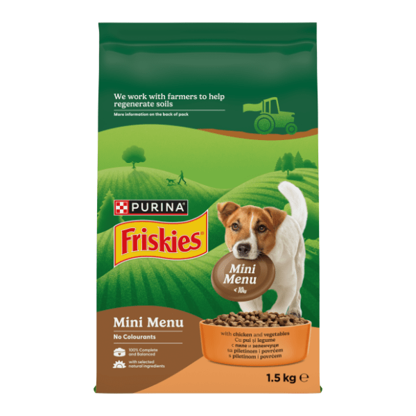 FRISKIES Mini menu piletina i povrće 1,5kg