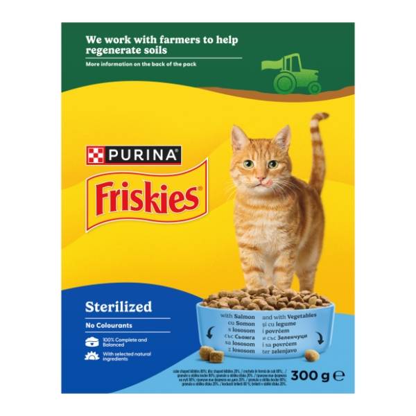 FRISKIES Sterilized losos i povrće 300g
