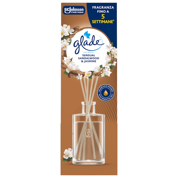 GLADE mirisni štapići sandalovina i jasmin 50ml