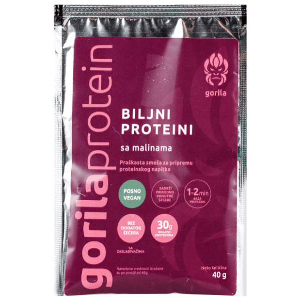 GORILA biljni proteini malina 40g