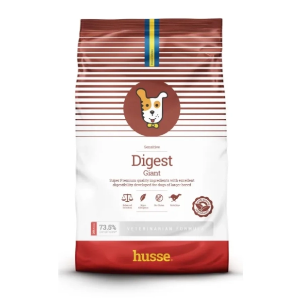 HUSSE Digest giant sensitive jagnjetina losos pirinač 12,5kg