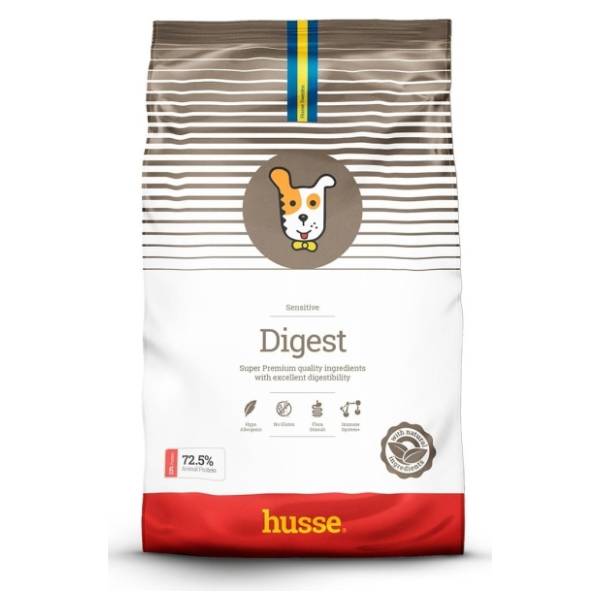 HUSSE Digest hrana za pse jagnjetina losos i pirinač 7kg