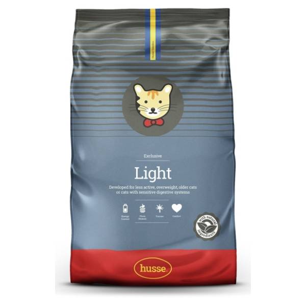 HUSSE Exclusive light hrana za gojazne mačke piletina 2kg