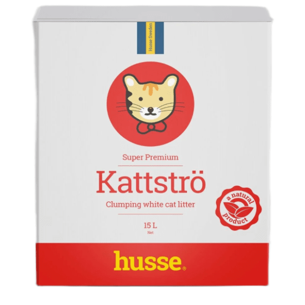 HUSSE Kattstro grudvajući posip za mačke 15l