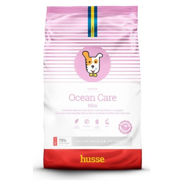 HUSSE Ocean care mini hrana za manje pse losos i pirinač 7kg
