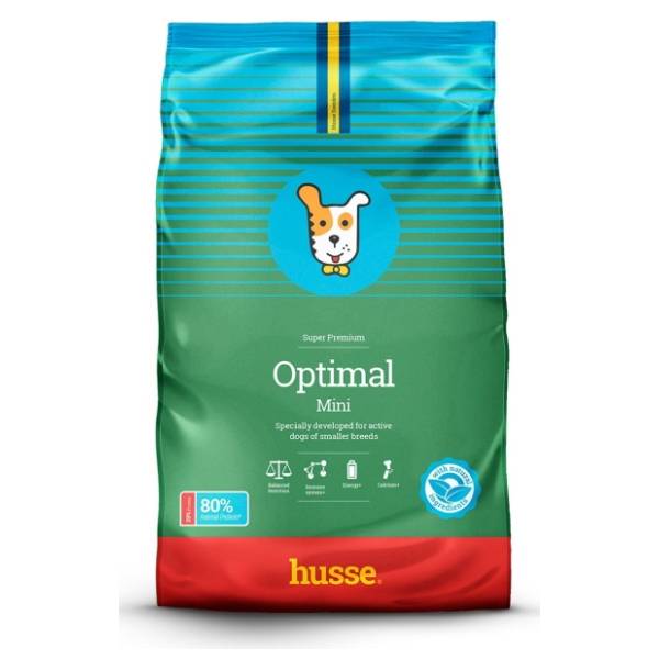 HUSSE Optimal mini hrana za aktivne pse piletina 7kg