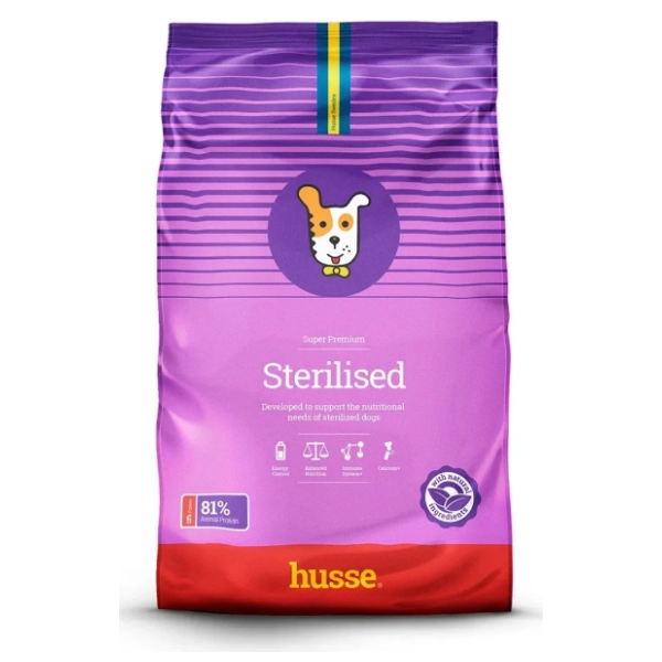 HUSSE Sterilised mini hrana za odrasle pse piletina 2kg