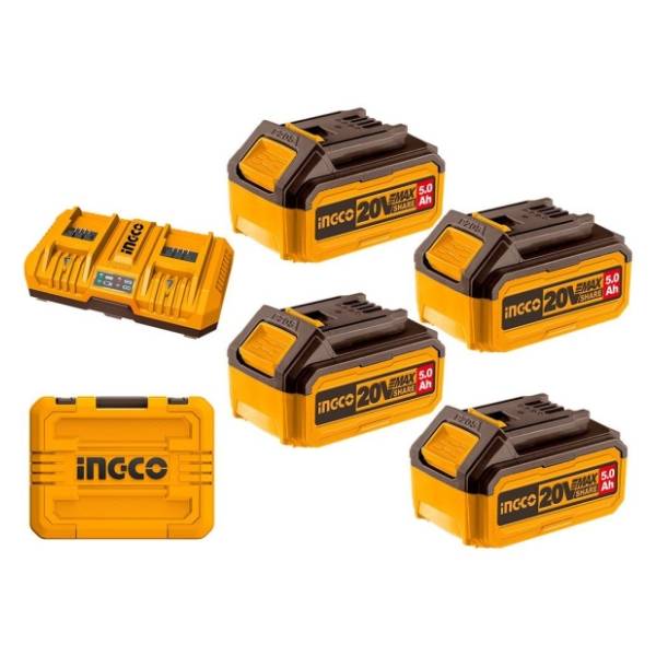 INGCO FBCLI20285 set baterija i dupli punjač