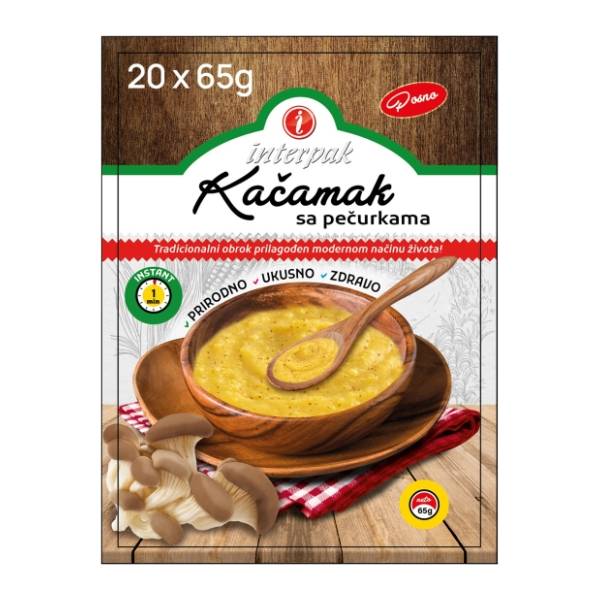 Instant kačamak sa pečurkama INTERPAK 20x65g