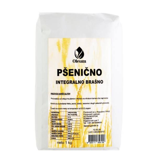 Integralno brašno OLEUM pšenično 1kg