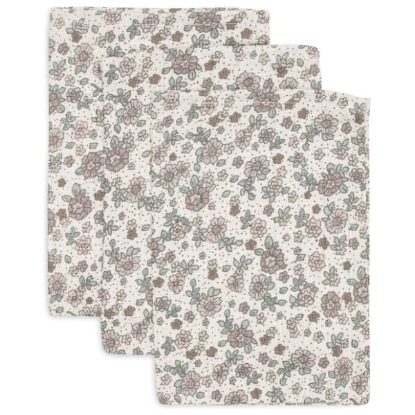 JOLLEIN muslin pelena Retro flowers 3kom